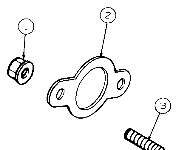 Exhaust Diagram and Parts List for GT2186-44 13A298L710-13A298L712 Cub Cadet Lawn Tractor